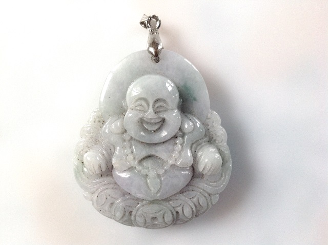 pendentif "buddha chinois" en marbre