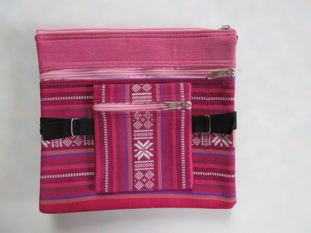 Grande pochette Sapa - fuschia