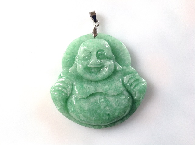 Pendentif buddha chinois en jade - modle4